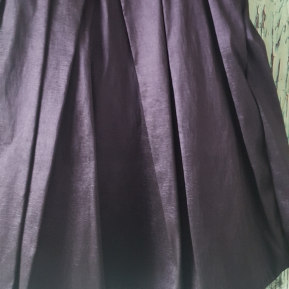 Modcloth Jubilee Taffeta Party Dress in Navy - Picture 3 of 5